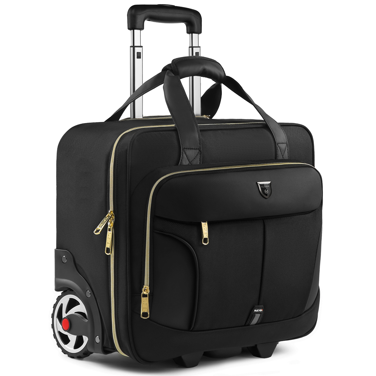 Laptop Accessories Travel Case - 18 Inch Rolling Briefcase Large Capacity