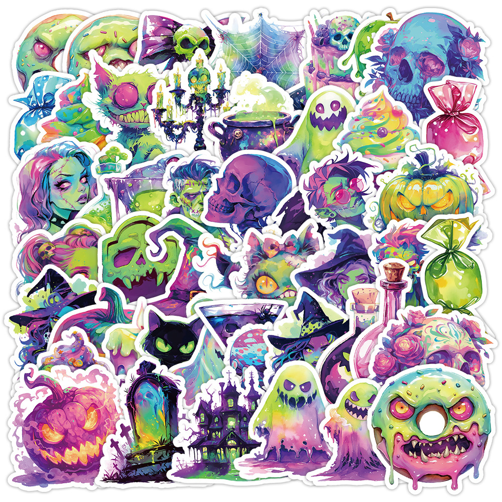 Laptop Accessories Cool - 10/30/50pcs Cool Gothic Horror Witch Skull