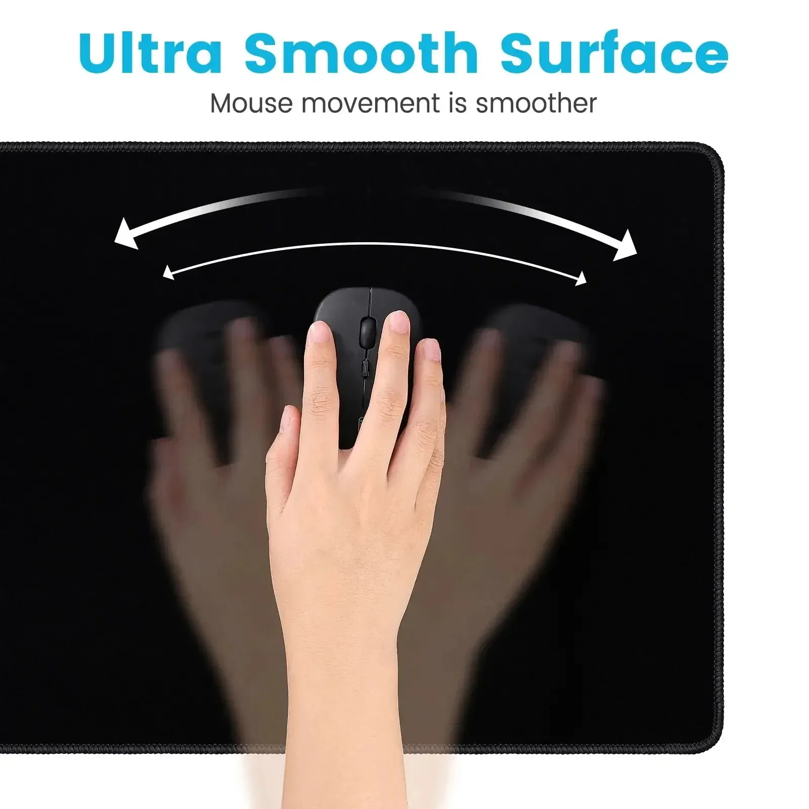 Black Mausepad Art Table Mouse - Laptop Accessories For Protection incelemesi ve fiyatı