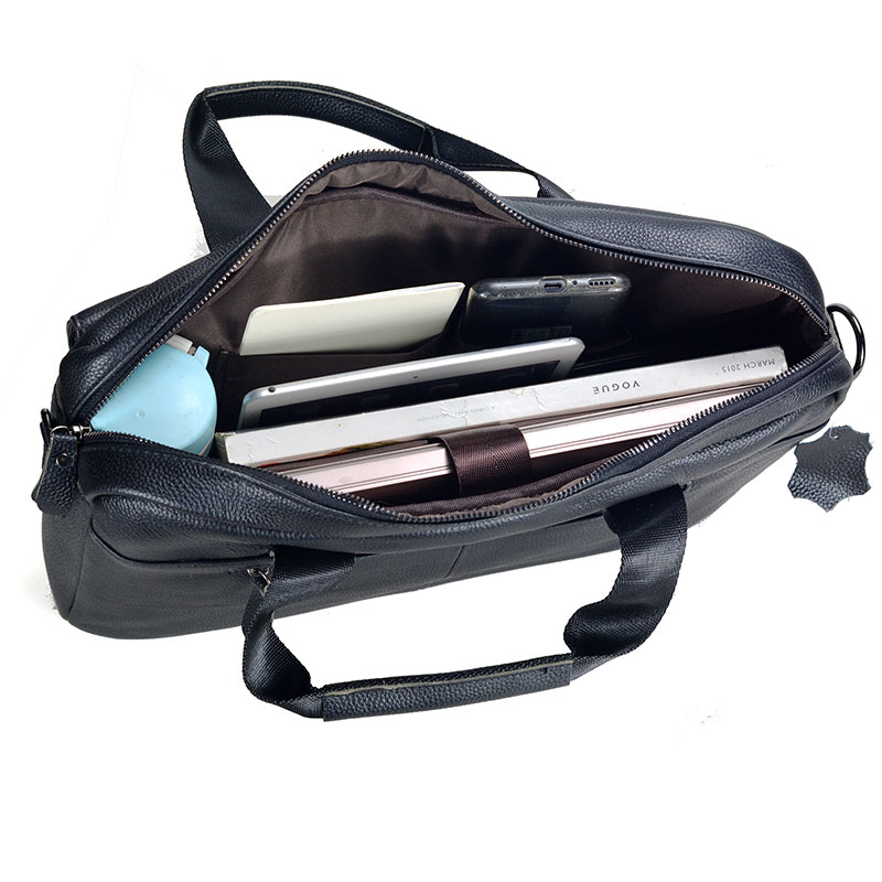 Large Men's Genuine Leather Ha - Laptop Accessories Travel Case incelemesi ve fiyatı