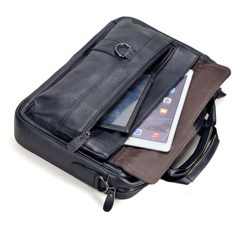 Large Men's Genuine Leather Ha - Laptop Accessories Travel Case incelemesi ve fiyatı