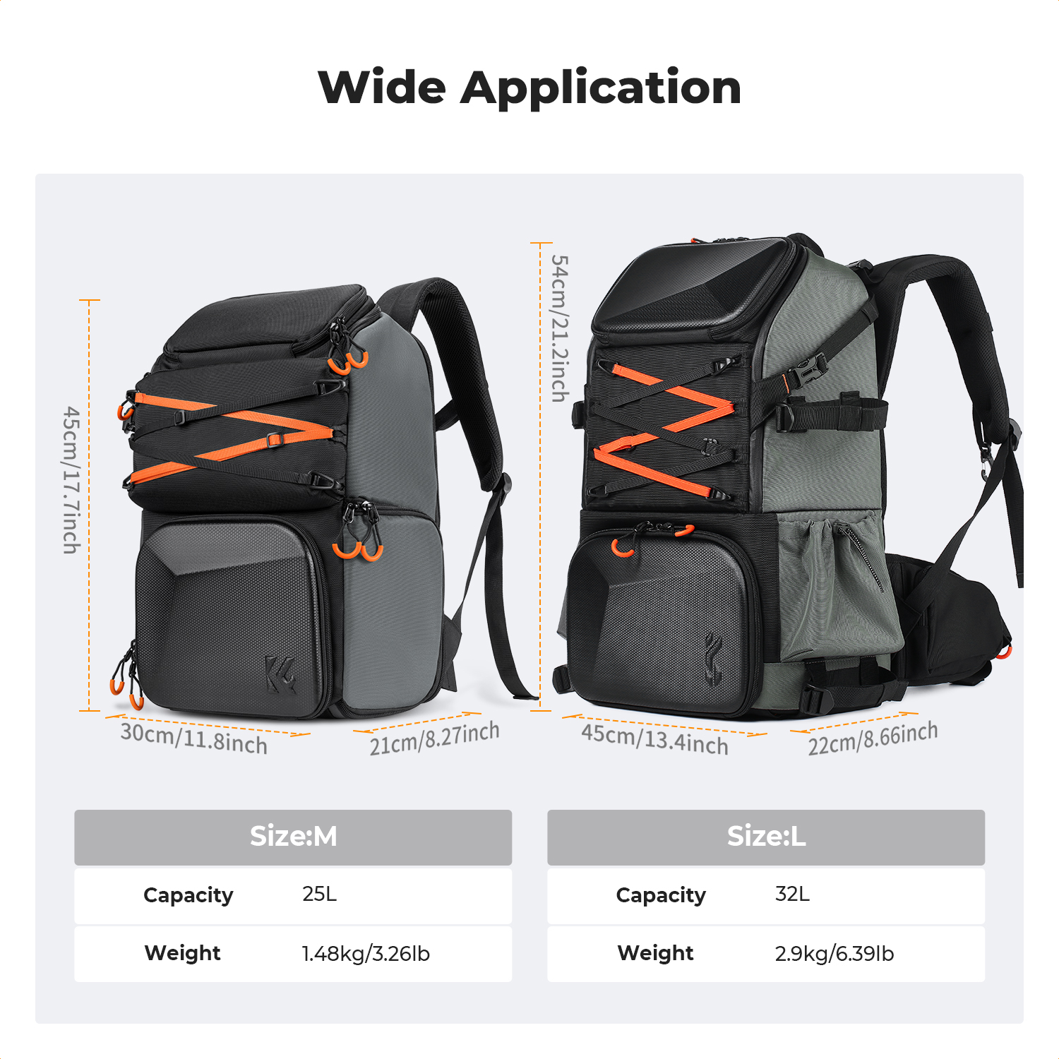 K&F CONCEPT 25L Outdoor Camera - Laptop Accessories Travel Case incelemesi ve fiyatı