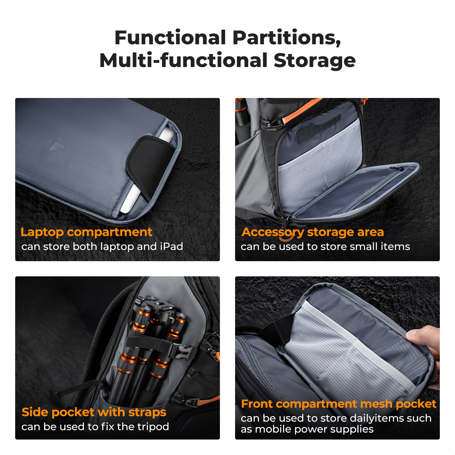 K&F CONCEPT 25L Outdoor Camera - Laptop Accessories Travel Case incelemesi ve fiyatı