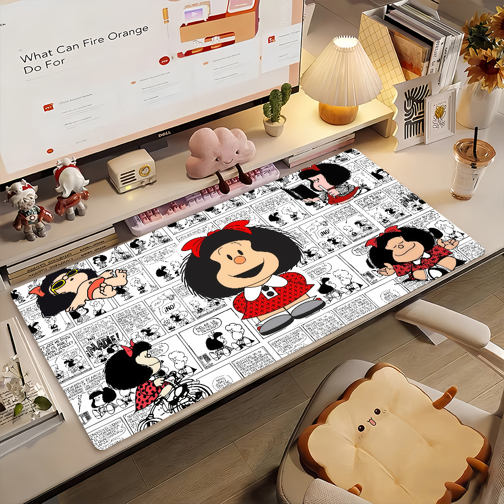 Cartoon Mafalda  Mouse Pad  No - Laptop Accessories For Protection incelemesi ve fiyatı