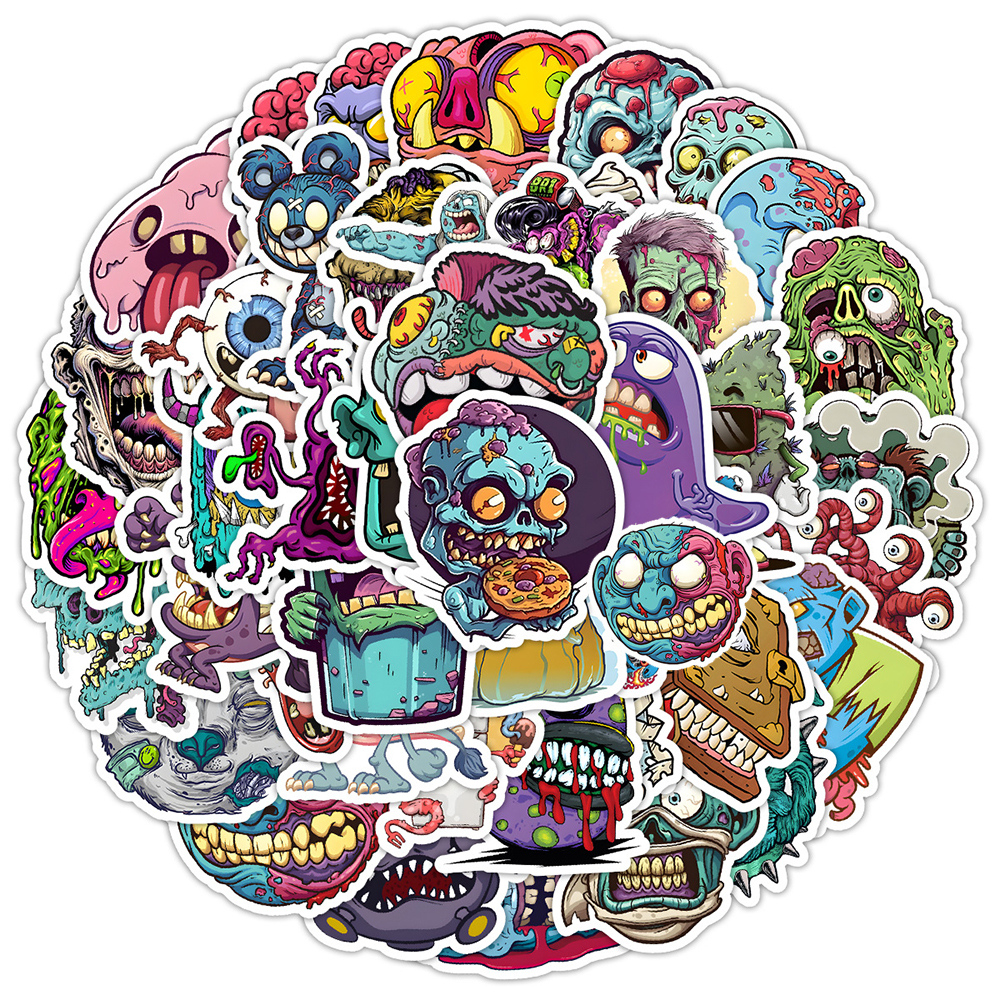 10/30/50pcs Cool Horror Monste - Laptop Accessories Cool incelemesi ve fiyatı