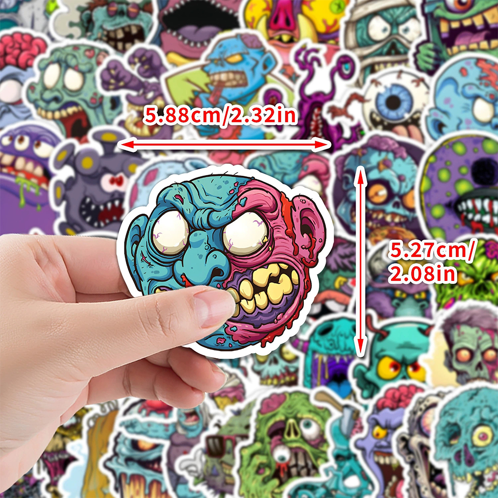 10/30/50pcs Cool Horror Monste - Laptop Accessories Cool incelemesi ve fiyatı