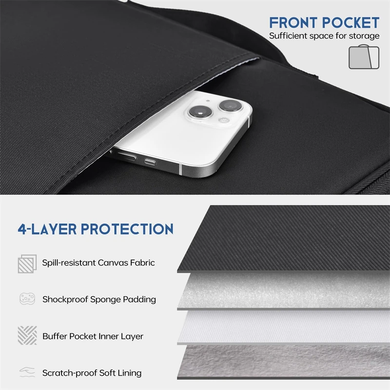 Waterproof Shockproof Handle B - Laptop Accessories Travel Case incelemesi ve fiyatı