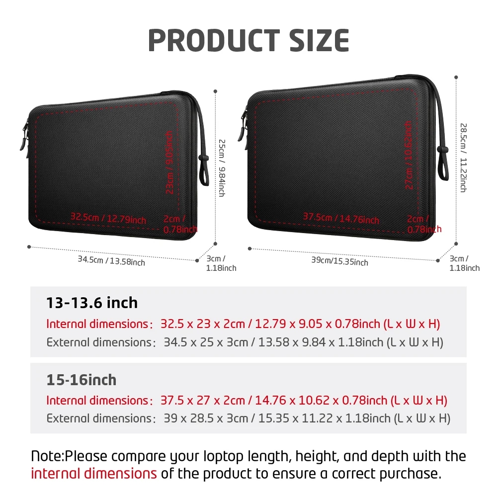 13 13.6 15 16 Laptop Sleeve Ca - Laptop Accessories Travel Case incelemesi ve fiyatı