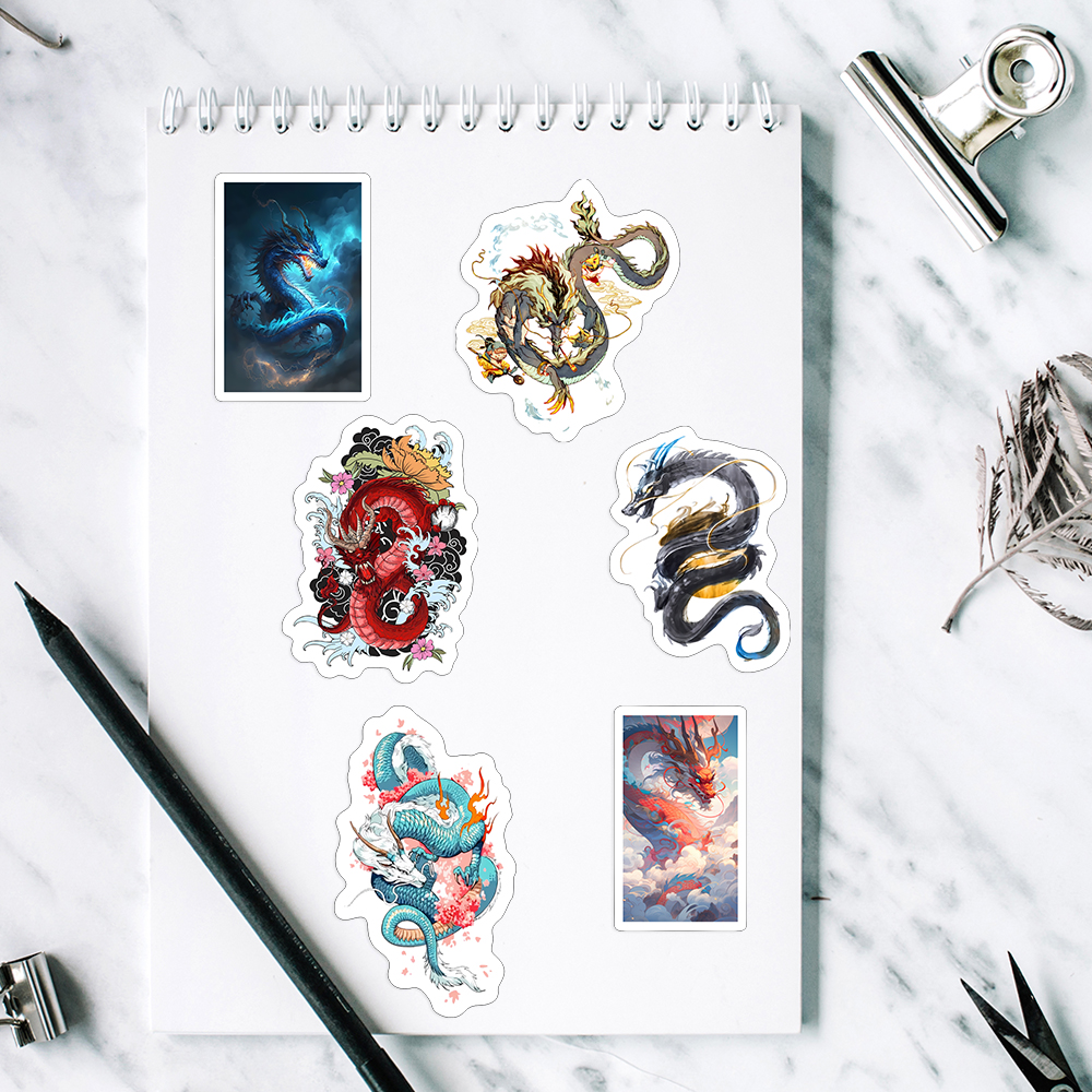 Cool Chinese Dragon Stickers D - Laptop Accessories Cool incelemesi ve fiyatı